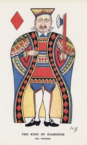 Le roi de carreau, M. Rhodes - Francis Carruthers Gould