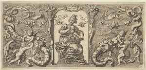 Goût Gustus, des Cinq Sens Quinque Sensuum, vers 1655 - Francis Cleyn