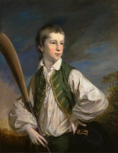 Charles Collyer enfant, avec une batte de cricket - Francis Cotes
