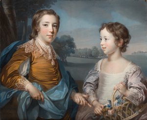 Portrait de Joseph (1741-1786) et de son frère John Gulston (1750-1764) - Francis Cotes