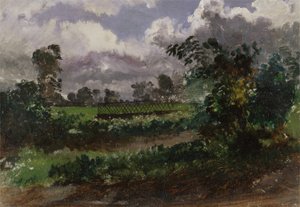 Vue du jardin de l
