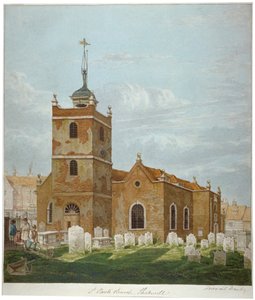 Église Saint-Paul, Shadwell, Londres, c1810 - Francis Danby