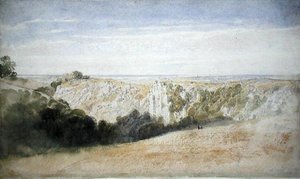 Vue près des gorges de Cheddar