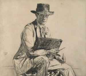 Portrait de Henry Rushbury - Francis Dodd