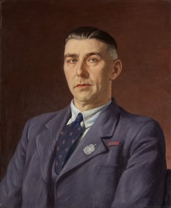 Portrait de Percival Henry Martin, Poste, Bristol, vers 1941-45 - Francis Dodd