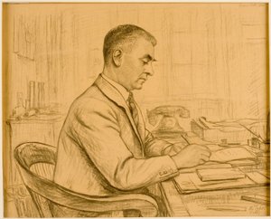 Le Surintendant, Birtley (Leonard S. Flatman) - Francis Dodd