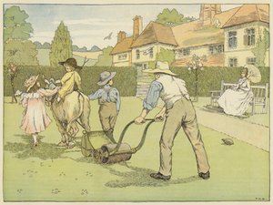 Jardinier (lithographie couleur) - Francis Donkin Bedford