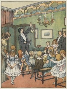 Londres : The Party (lithographie couleur) - Francis Donkin Bedford