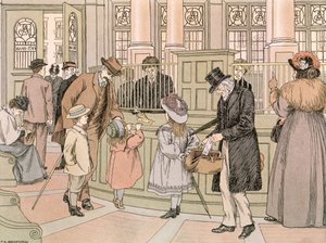 La banque, tirée du "Livre des magasins". - Francis Donkin Bedford