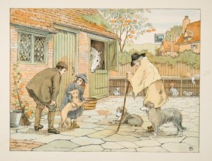 The Vet, tiré de Four and Twenty Toilers, pub. 1900 (lithographie couleur) - Francis Donkin Bedford
