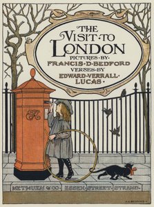 Illustration de la page de titre pour The Visit to London (lithographie couleur) - Francis Donkin Bedford