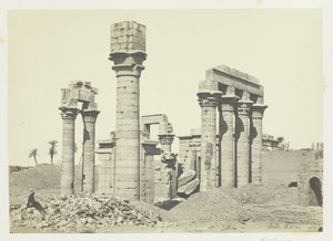 Temple de Cléopâtre à Erment, près de Thèbes, 1857