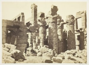 Salle des colonnes - Francis Frith