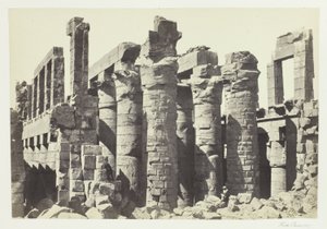 Salle des colonnes, Karnac - Francis Frith