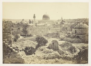 Jérusalem depuis les remparts - Francis Frith