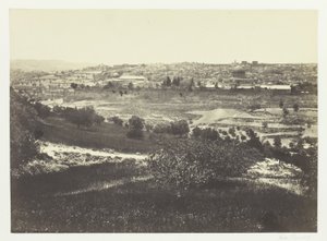 Jérusalem, depuis le mont des Oliviers, n° 1 - Francis Frith