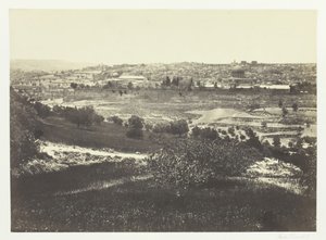 Jérusalem, du Mont des Oliviers, No.1, 1857 - Francis Frith