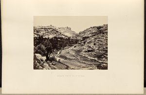 Jérusalem, depuis le puits d