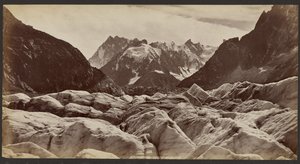 Mer de Glace, mont Blanc - Francis Frith
