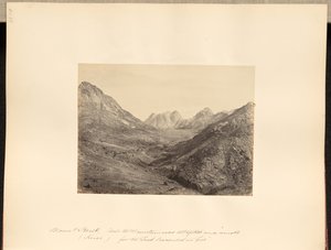 Mont Horeb (Sinaï), "et la montagne était toute en fumée, car l