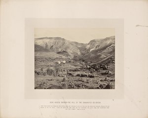 Près de Kadesh Barnea - la colline des Cananéens (Ec-Safeh) - Francis Frith
