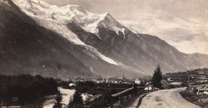 Vue panoramique de Chamonix-Mont Blanc, en France