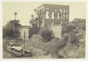 Lit du Pharaon, Île de Philæ, 1857 - Francis Frith