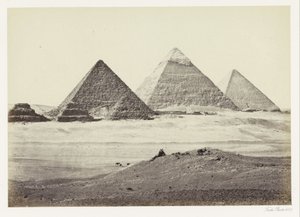 Pyramides de Gizeh - Francis Frith