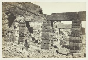 Portique du Temple de Cerf Hossayn, Nubie, 1857 - Francis Frith