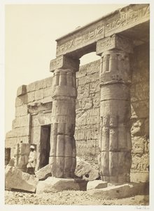 Portique du Temple de Goorneh - Francis Frith
