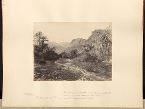 Rephidim, désert de Paran. Lieu d