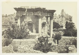 Le Temple circulaire, Baalbec, 1857 - Francis Frith