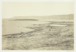 La rive nord de la mer Morte - Francis Frith