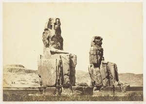 Les statues de Memnon - Francis Frith