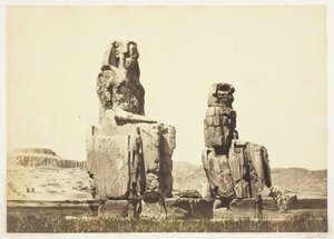 Les Statues de Memnon - Francis Frith