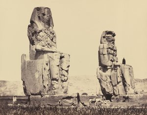 Les Statues de la Plaine, Thèbes - Francis Frith