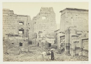 Le palais du temple, Medinet Haboo - Francis Frith