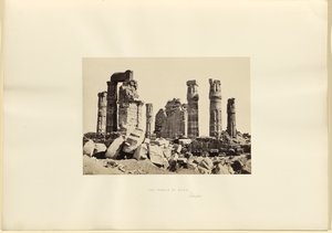 Le temple de Soleb, Éthiopie - Francis Frith