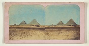 Drei Pyramiden - Francis Frith