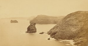 Sur la côte Trevalga - Francis Frith