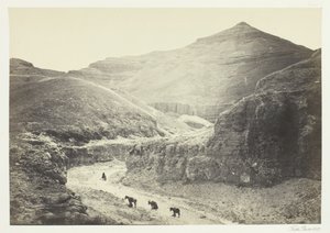 Vallée de la tombe des rois, Thèbes - Francis Frith