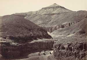 Vallée des Tombeaux des Rois, Thèbes, 1857 - Francis Frith