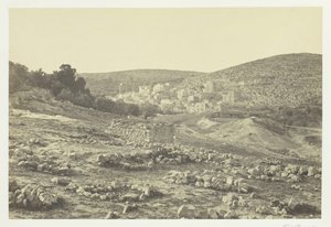 Vue à Hébron, 1857 - Francis Frith