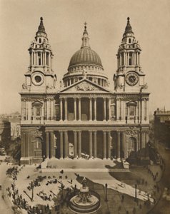 La grande église construite par Wren sur le site de l