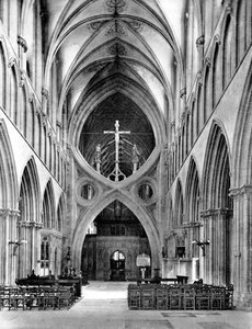 La Nef, Cathédrale de Wells, Somerset, Angleterre, 1924-1926