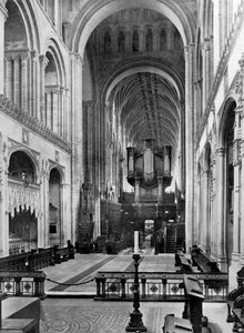 Le chœur, cathédrale de Norwich, 1924-1926 - Frith and Co
