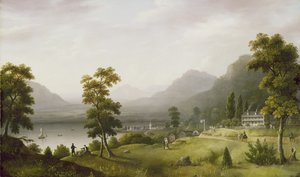 Taverne de Carters à la tête du lac George, 1817-18 - Francis Guy