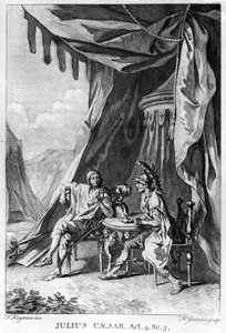 Brutus et Cassius dans la tente de Brutus, Acte IV Scène iii de 