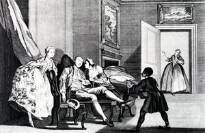 Voler un baiser, vers 1743 - Francis Hayman