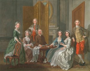 La famille Gascoigne, vers 1740 - Francis Hayman